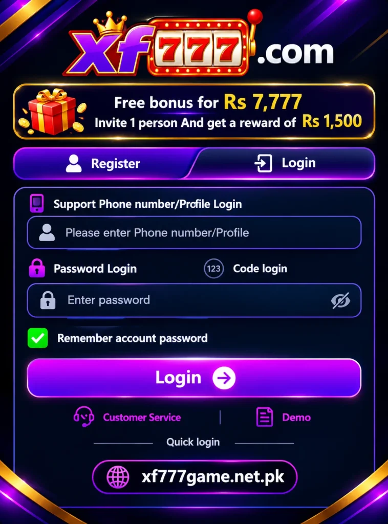 How to Login xf777 Game 1 login
